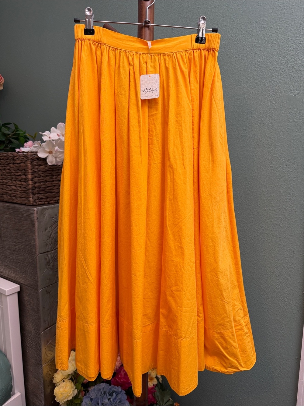 FREE PEOPLE Lowen Midi Skirt